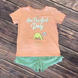 Justice 2 piece pajamas